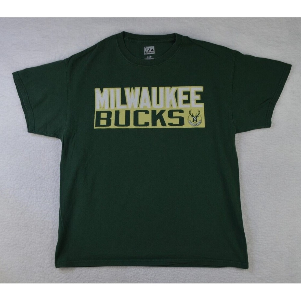 Milwaukee Bucks Jabari Parker #12 Majestic NBA Shirt Mens Large Green Basketball